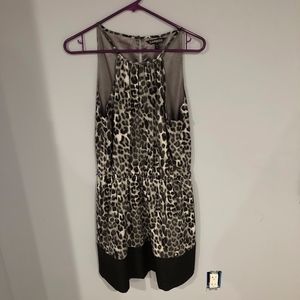 Express Silky Leopard Dress